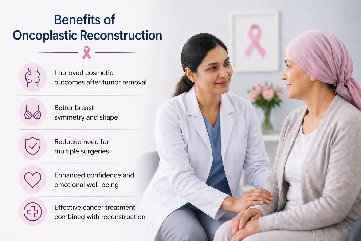 oncoplastic reconstruction benefits 
