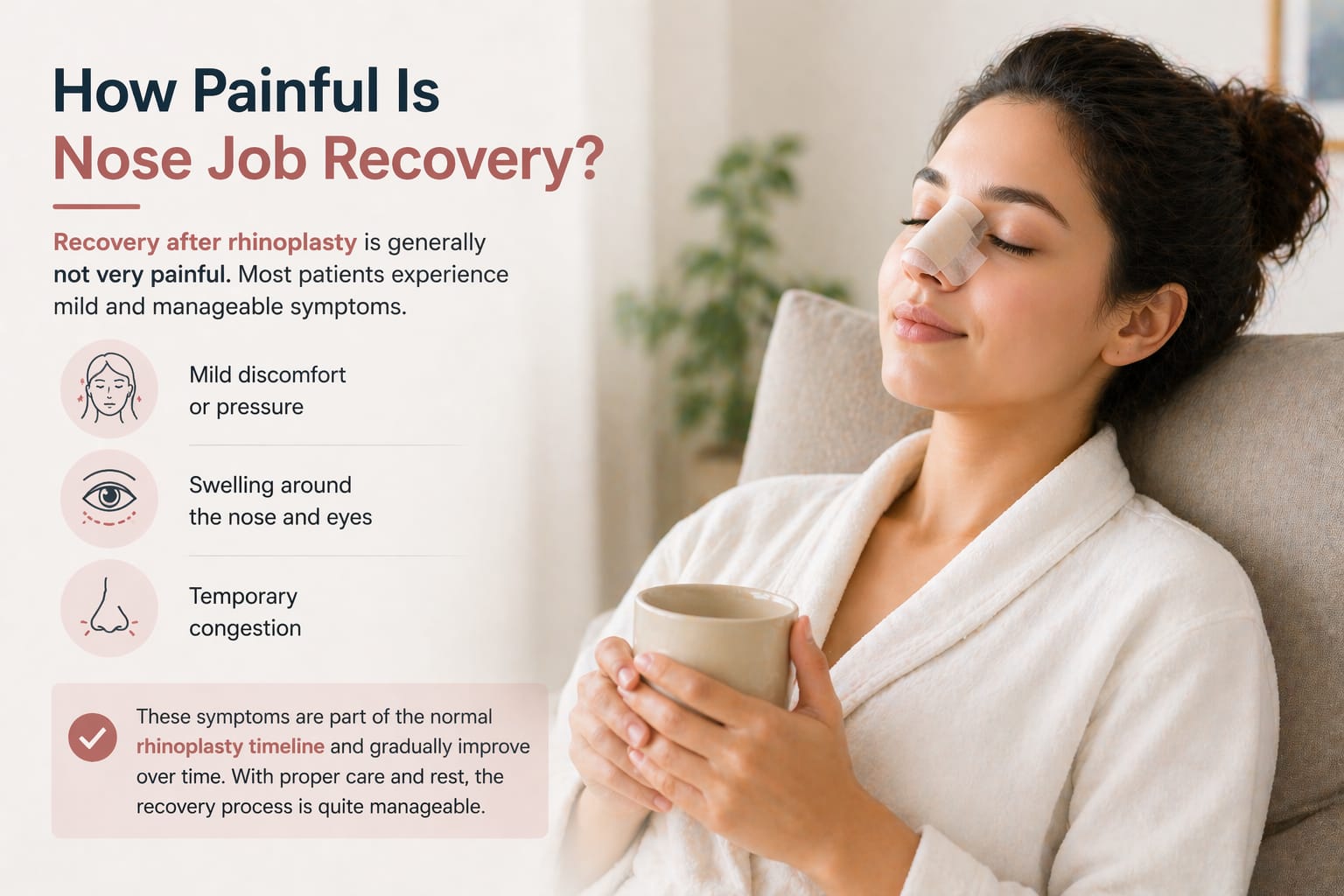 recovery after rhinoplasty