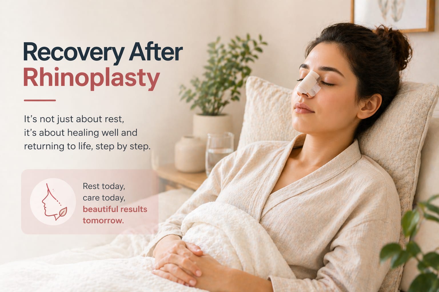recovery after rhinoplasty