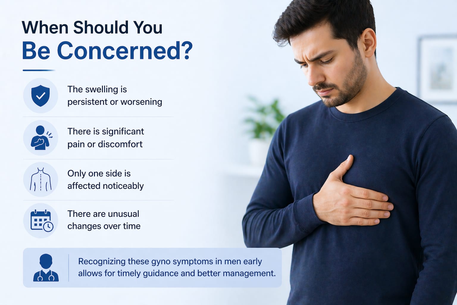 gyno symptoms in men