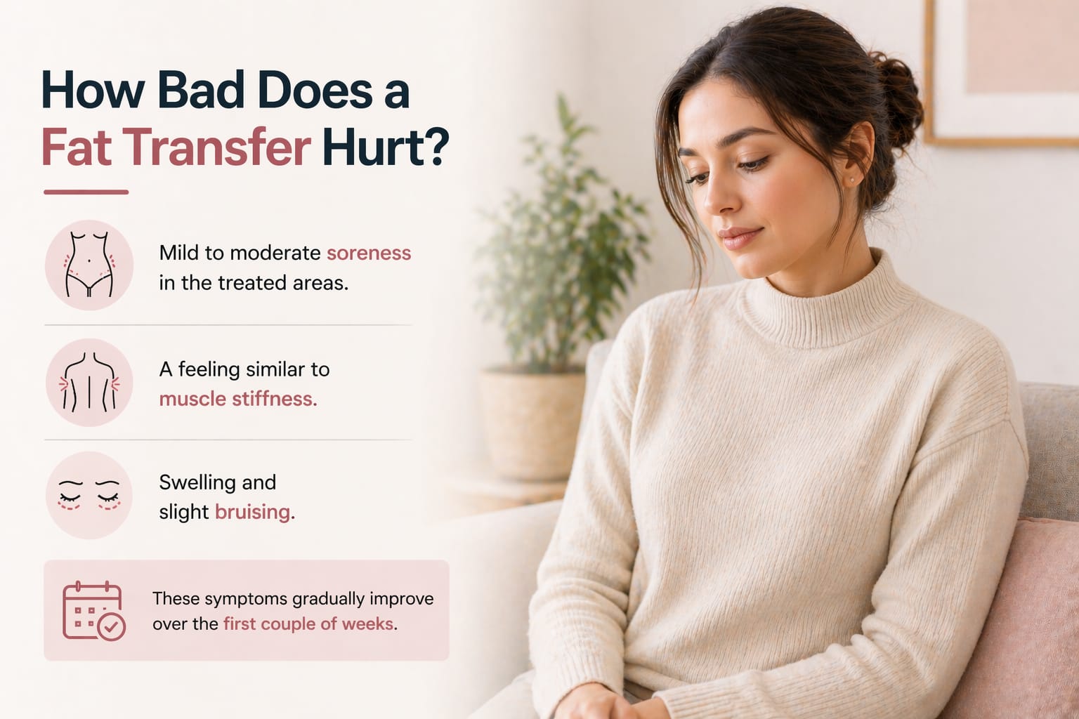 fat transfer pain 